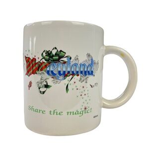 Disneyland Share The Magic Mug ‎ Longs Drugs 1997 Cup